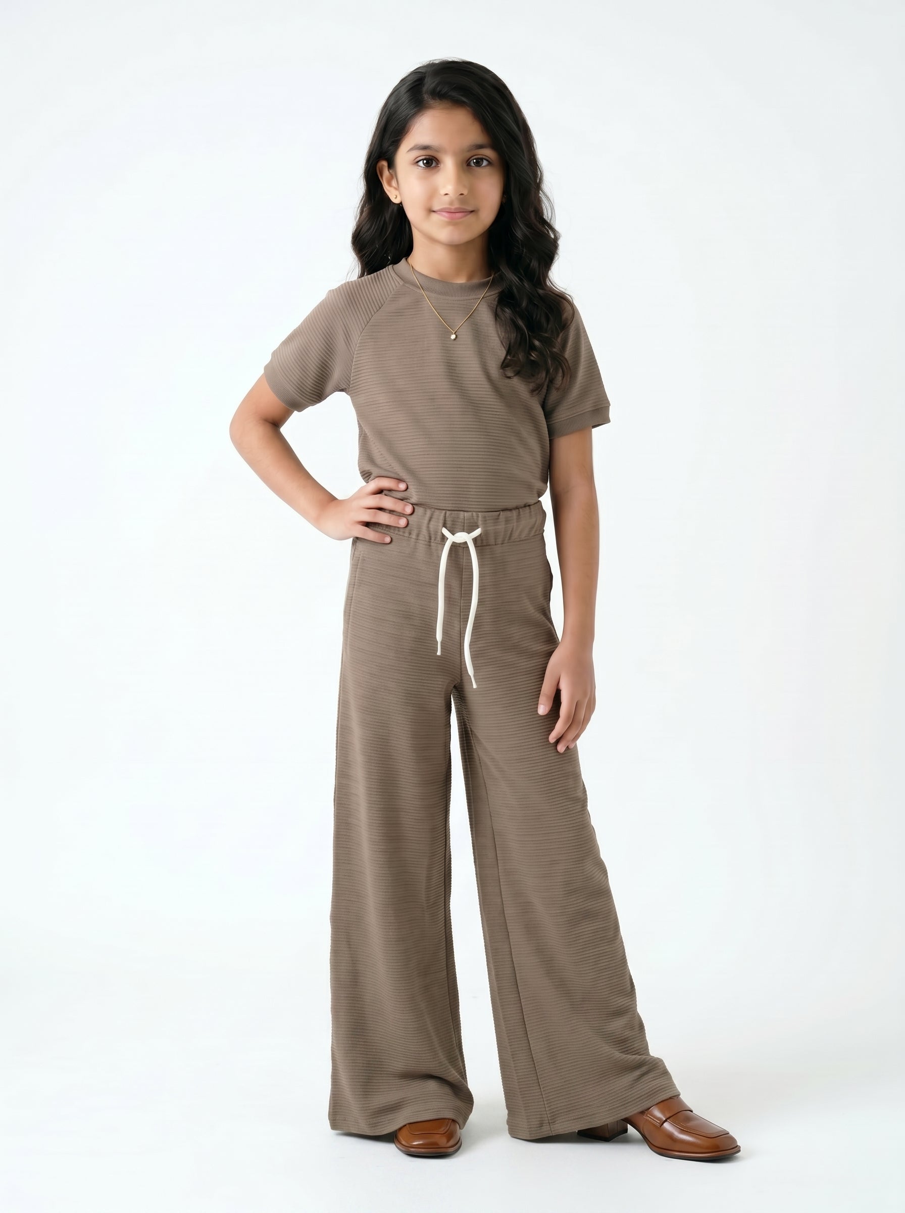 Girls Taupe
