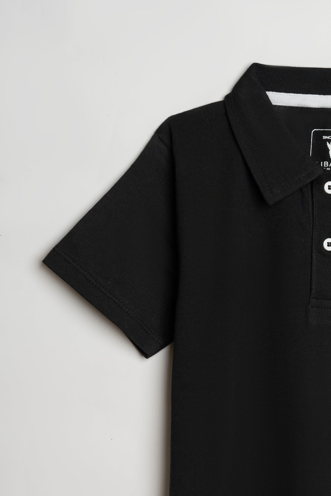 Classic Black Boys' Polo Shirt - Premium Quality