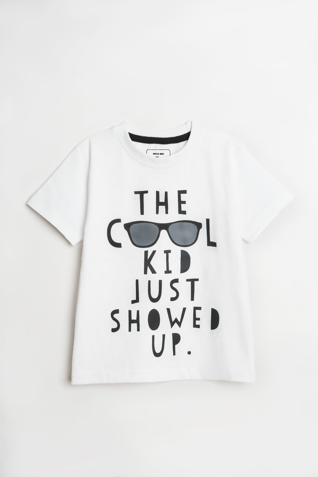 Classic White Statement Tee - The Cool Kid for Unisex