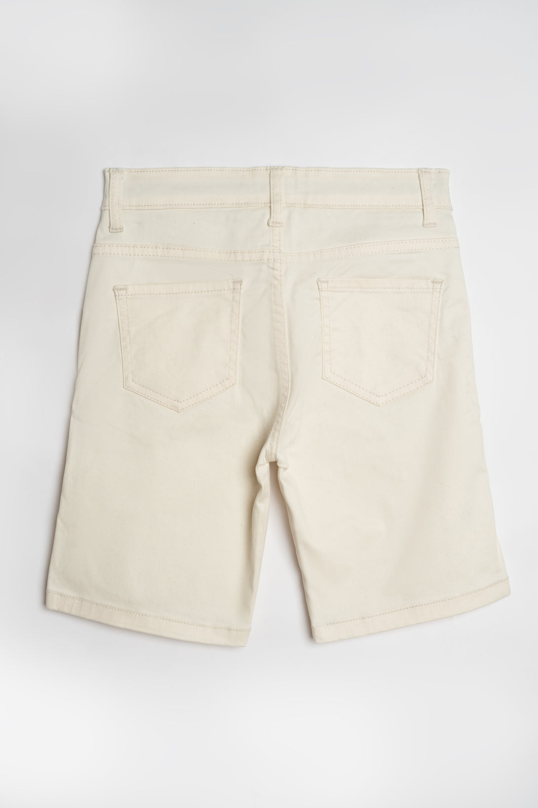 Boys' Beige Luxe Twill Shorts | Premium Kids Apparel