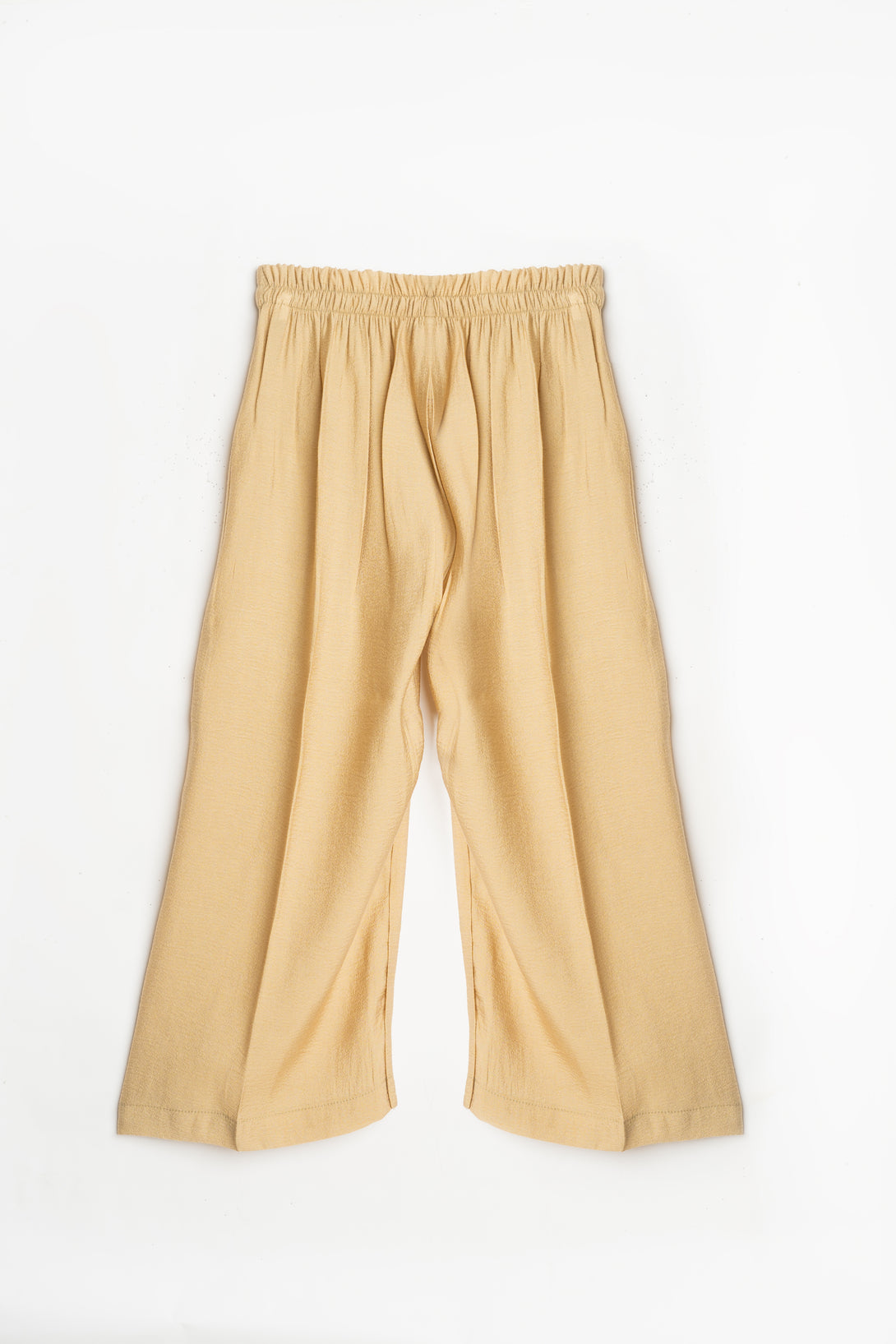 Golden Elegance Couture Metallic Bottoms for Girls
