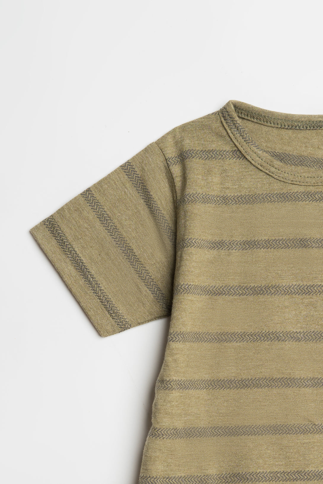 Classic Striped Wild Olive Unisex Bodysuit - Libano