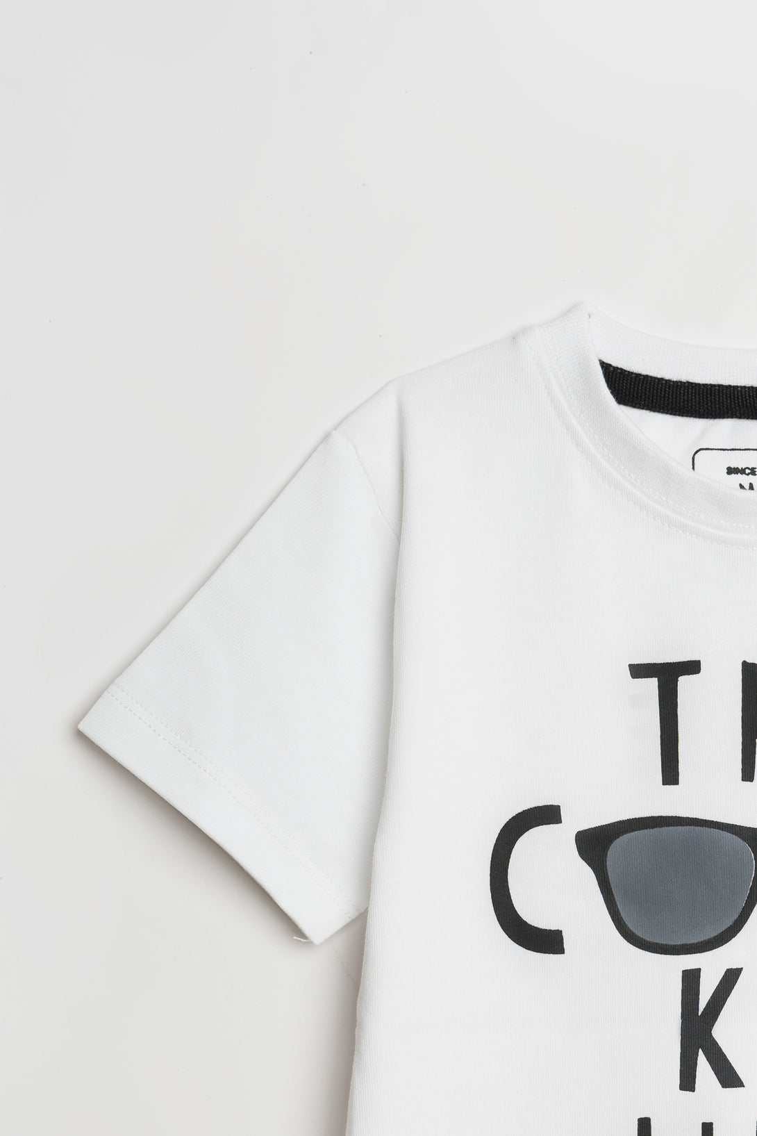 Classic White Statement Tee - The Cool Kid for Unisex