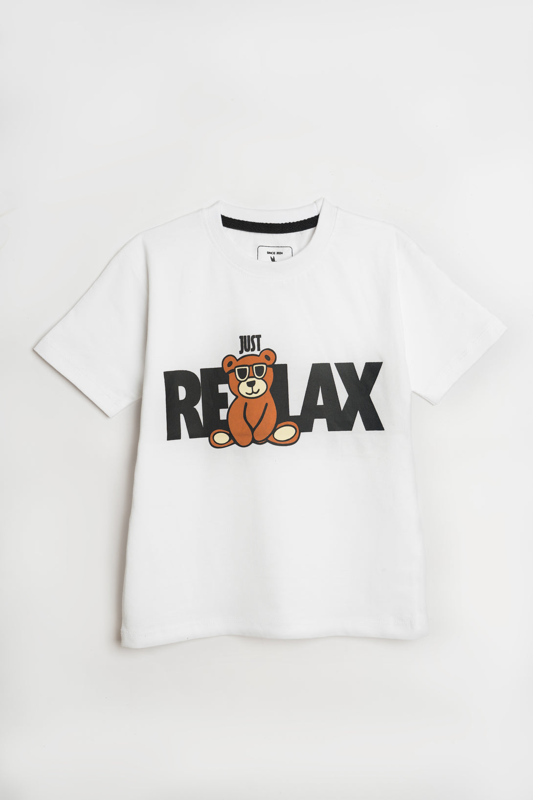 Shop the Classic White Relax Graphic Tee for Unisex