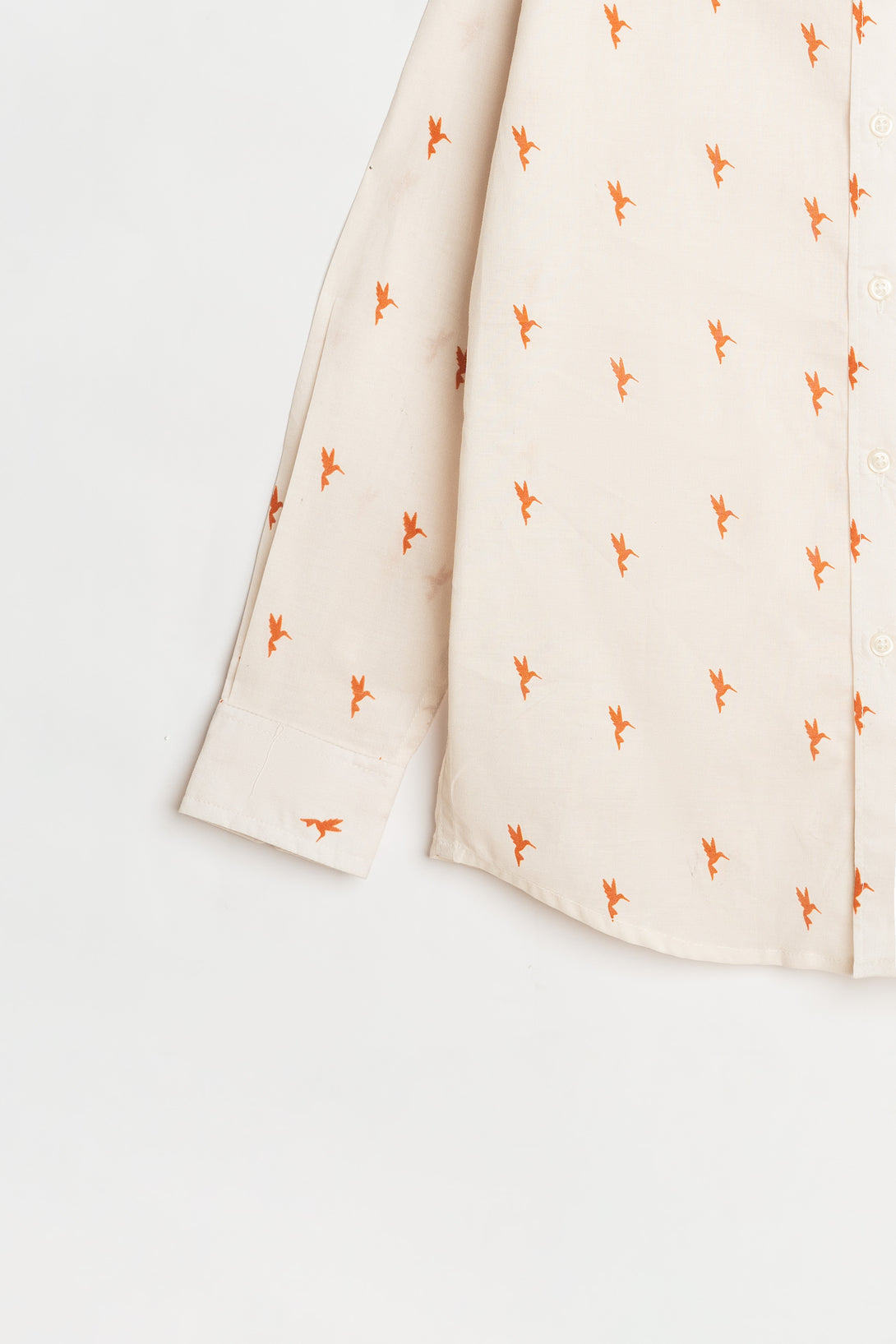 Classic Off-White Boys' Cotton Shirt | Libano Kids Fashion