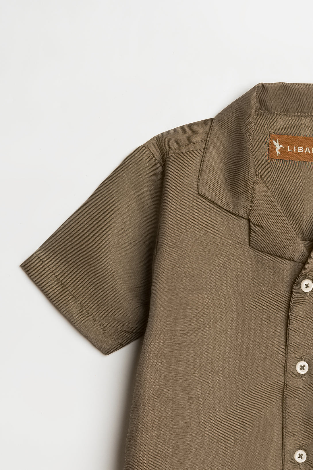 Shop Classic Brown Cuban Shirt for Boys | Libano