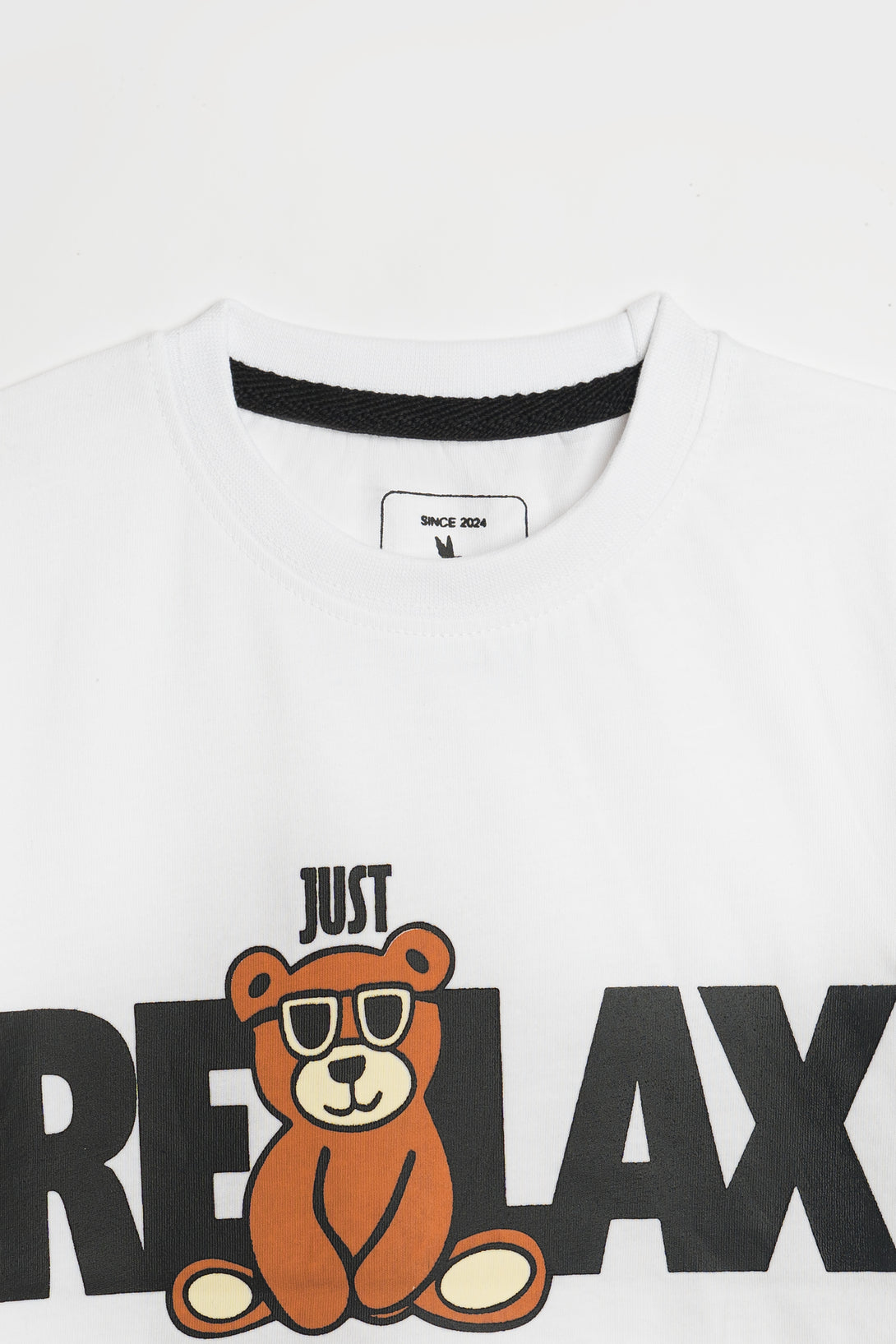 Shop the Classic White Relax Graphic Tee for Unisex
