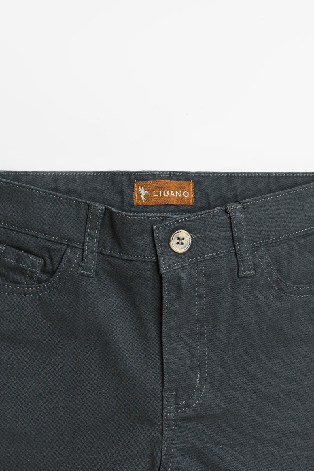 Boys' Luxury Charcoal Elegance Twill Shorts