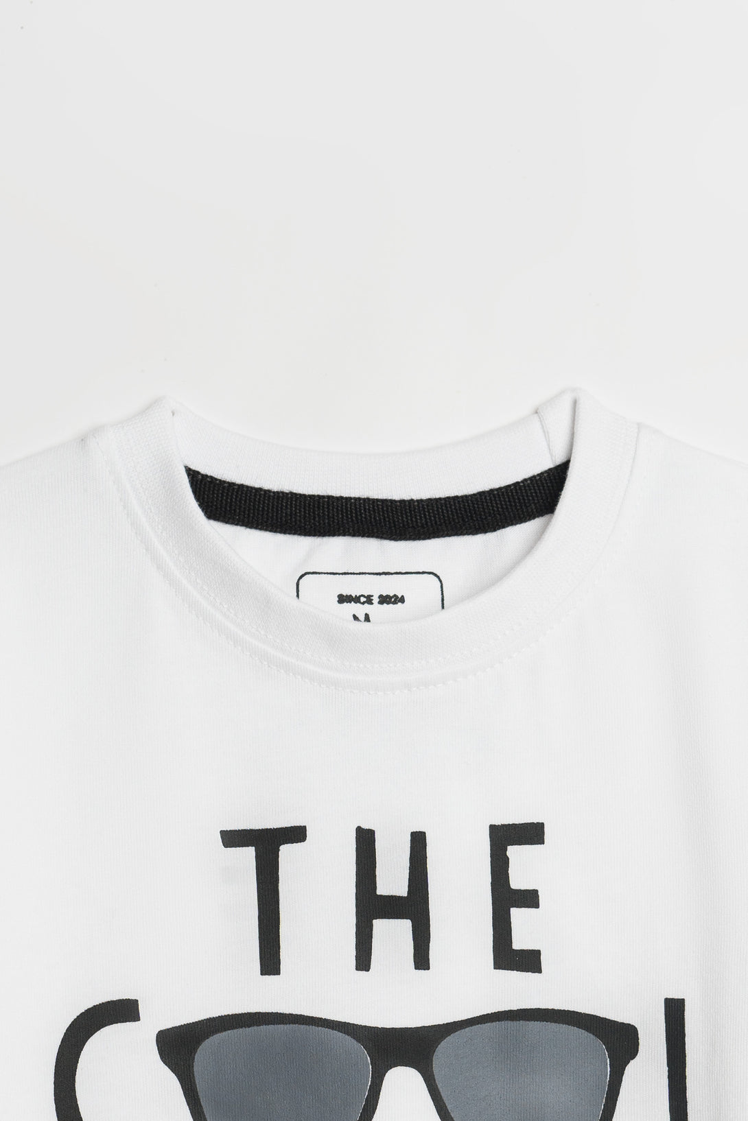 Classic White Statement Tee - The Cool Kid for Unisex