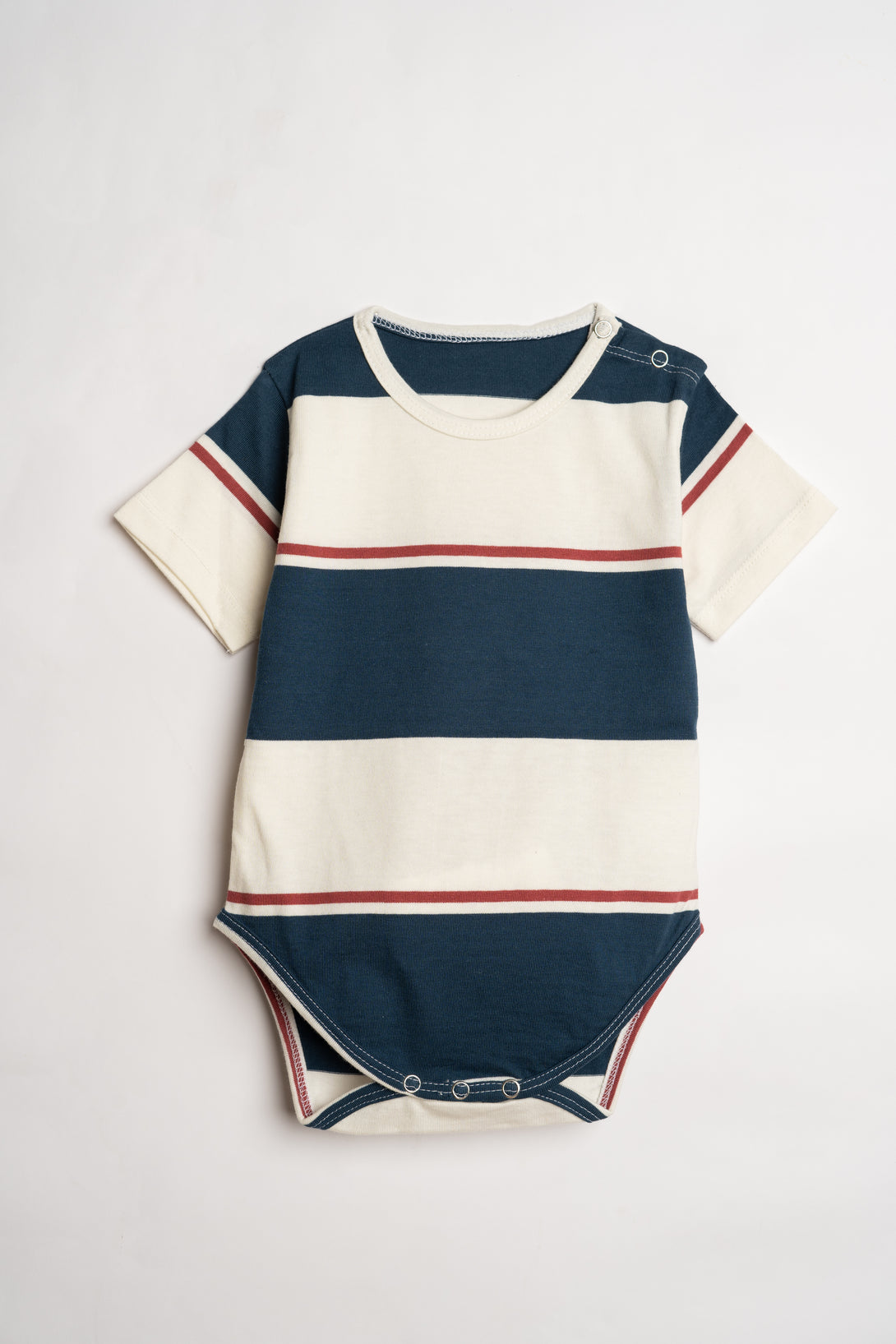 Classic Unisex Color Block Cotton Bodysuit | Premium Kids Wear