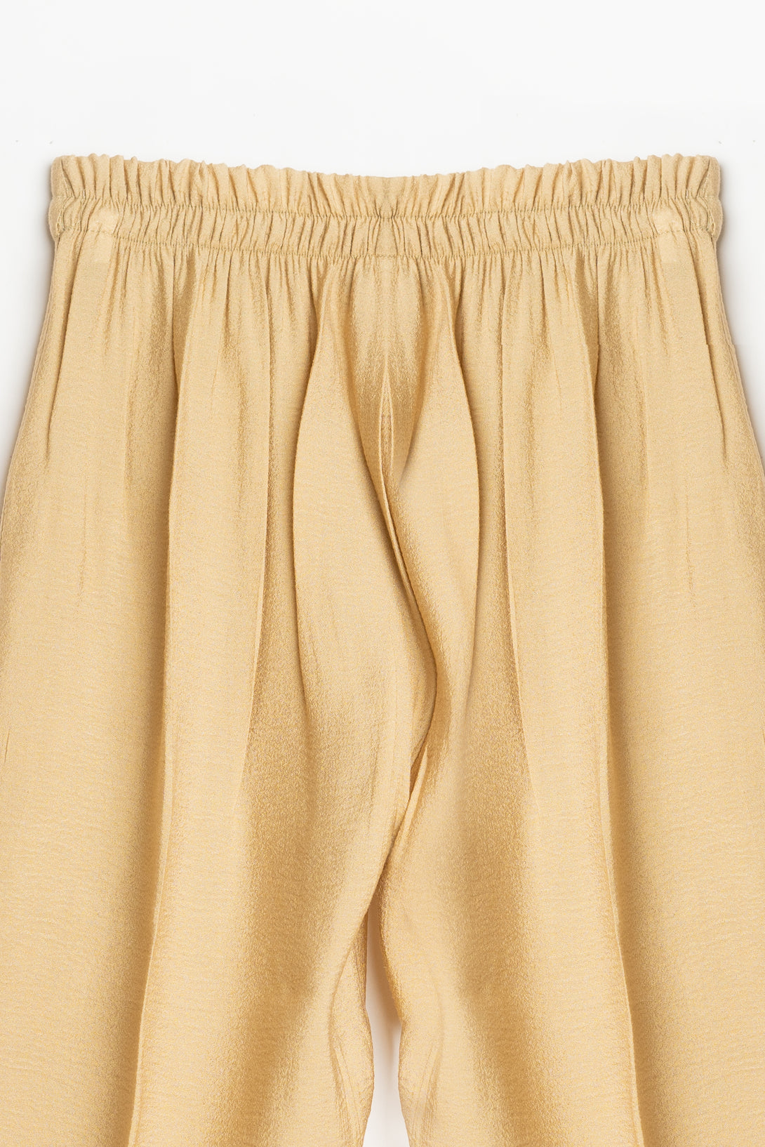 Golden Elegance Couture Metallic Bottoms for Girls