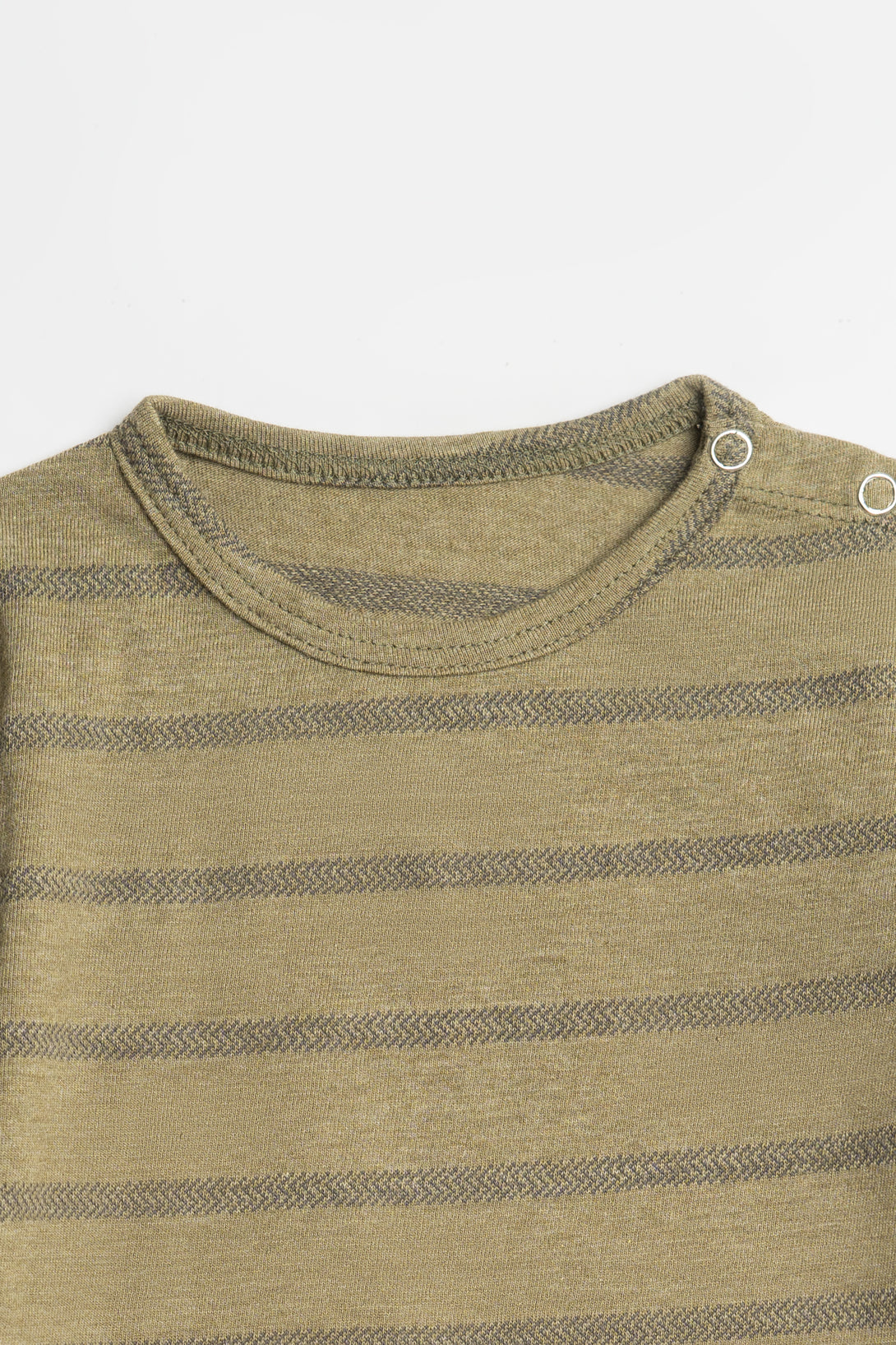 Classic Striped Wild Olive Unisex Bodysuit - Libano