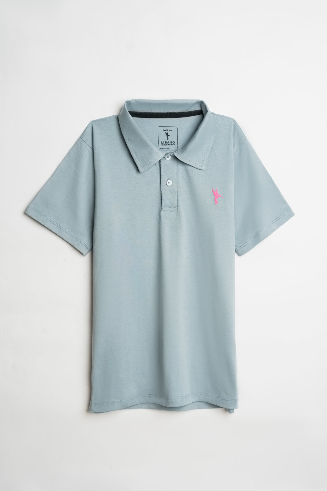 Premium Boys' Polo Shirt in Sky Blue